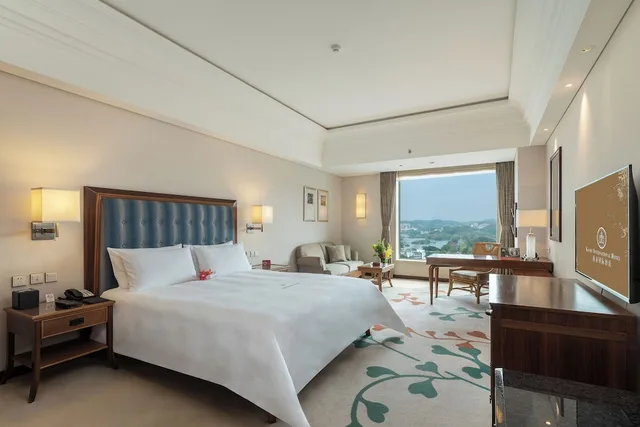 غرفة سوبيريور بسريرين منفصلين بإطلالة على النهر، Kande International Hotel Huizhou 1/3