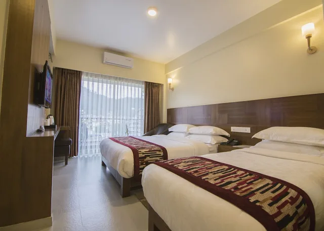 غرفة ديلوكس بسريرين منفصلين بشرفة، Hotel Haven O'ganga 4/10