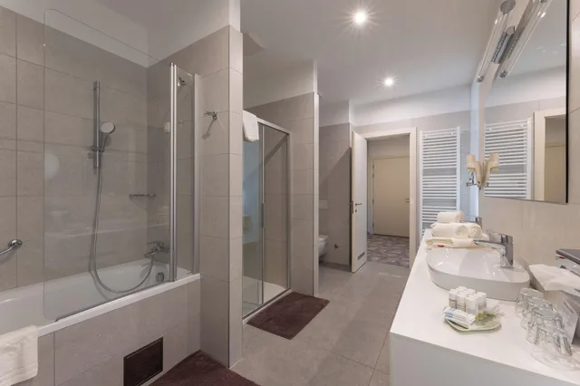 جناح جونيور فاخر بشرفة، Hotel Salona Palace 6/9