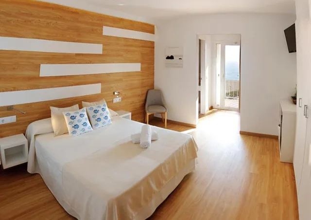 غرفة سوبيريور بسرير مزدوج بإطلالة على البحر، Hotel Rosa Nautica Malgrat de Mar 2/3