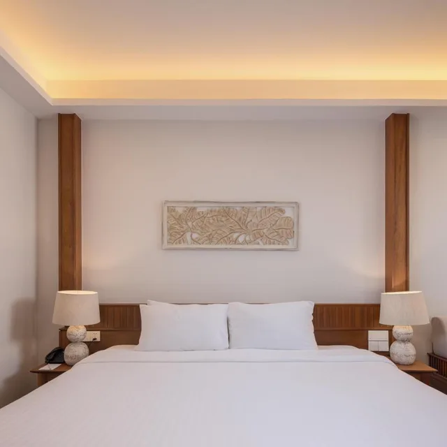 غرفة بسرير مزدوج بإطلالة على المسبح، Khaolak Paradise Resort 5/10