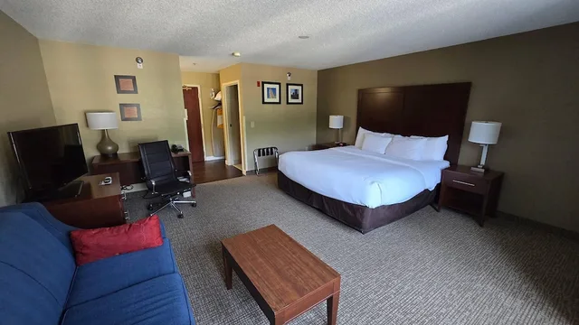 جناح بسرير كينج مع أريكة، Comfort Inn and Suites Grafton Cedarburg 2/3