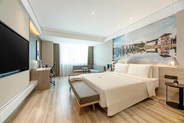 غرفة بسرير كوين، Atour Hotel (Xi'an Xianyang International Airport) 1/1