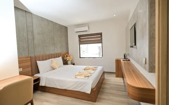 غرفة ديلوكس بسريرين منفصلين، Prague Nha Trang Hotel 3/7