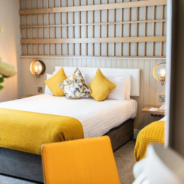 غرفة بسرير مزدوج أو سريرين منفصلين، Hotel Doolin 8/10