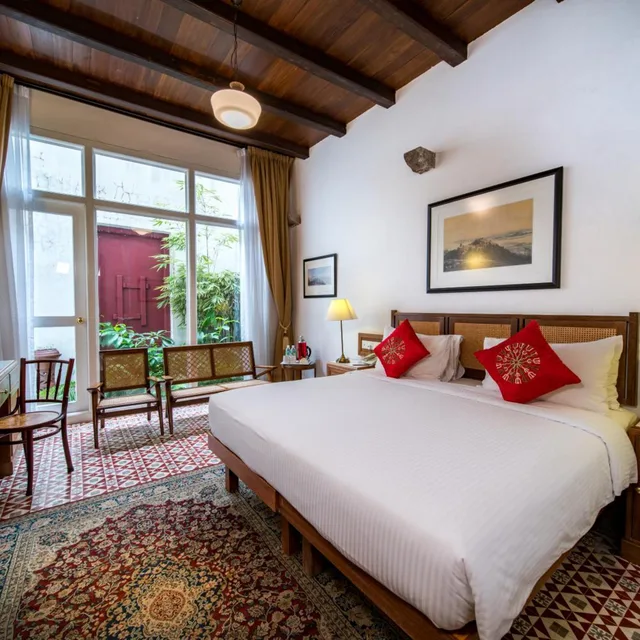 جناح بسرير كينج بإطلالة على الحديقة، Nam Keng Hotel 1/5