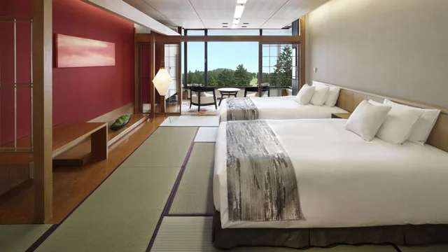 غرفة يابانية بريميوم بسريرين منفصلين، HAKONE YUNOHANA PRINCE HOTEL 2/2