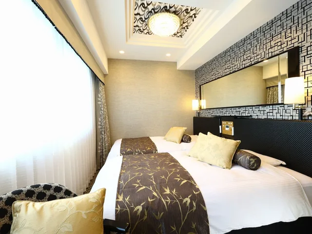 غرفة ديلوكس بسريرين منفصلين، APA Hotel Asakusa Kaminarimon Minami 1/2