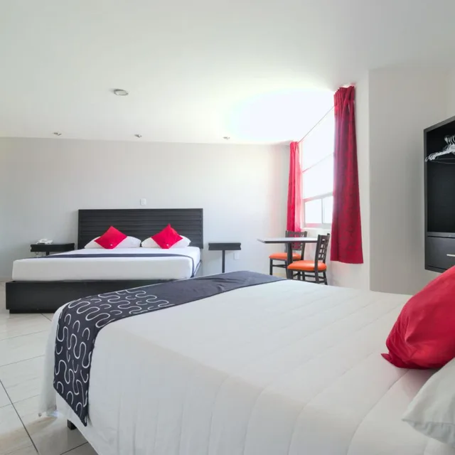 غرفة قياسية بسريرين، Capital O Hotel Euro Confort Pachuca 4/7