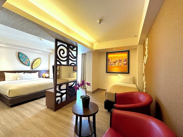 جناح جونيور بسرير كينج وسرير فردي، The Atanaya Hotel Bali 10/10