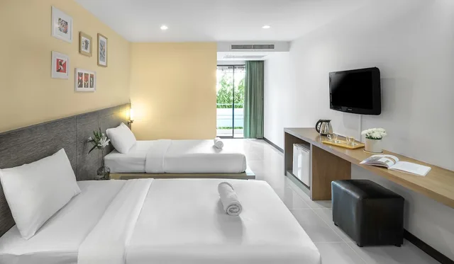 غرفة قياسية بسريرين منفصلين، Diamond Residence Ratchada Hotel 2/3