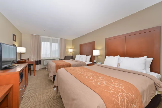 غرفة قياسية بسريرين كوين، Comfort Inn Evansville - Casper, WY 1/5