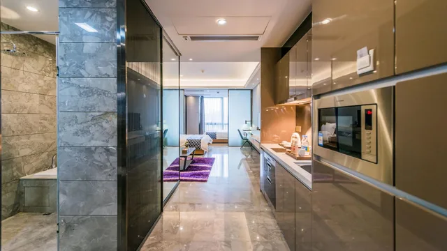 جناح بريميوم بإطلالة على المتنزه، Nomo Beijing Rd.Jiedenga-Mall Apartment 4/5