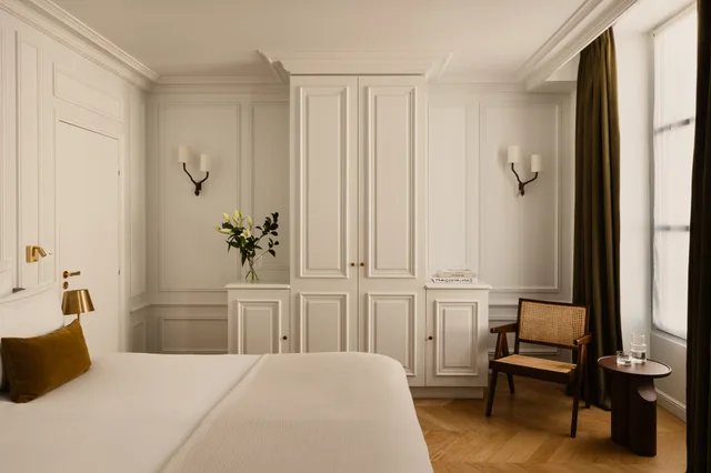 غرفة ديلوكس بسرير مزدوج، Bourgogne Hotel and Montana 5/7