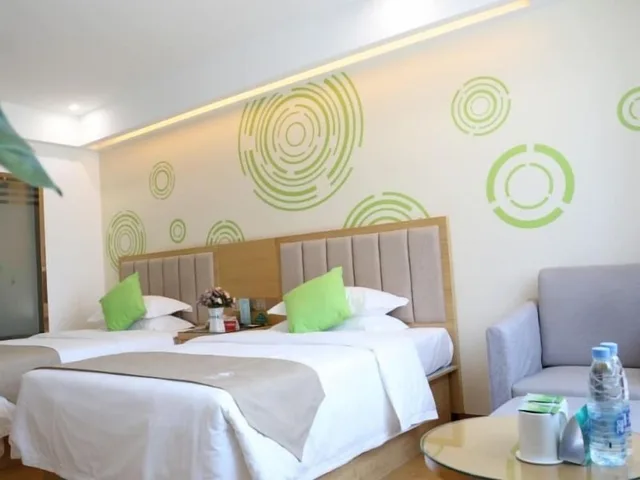 غرفة سوبيريور بسريرين منفصلين، GREENTREE INN HEFEI FEIDONG NEW DISTRICT HUISHANG CITY EXPRESS HOTEL 1/3