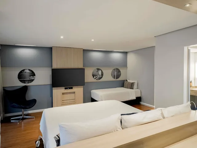 غرفة سوبيريور بسرير مزدوج وسرير فردي، Mercure Sao Paulo Pamplona Hotel 2/10