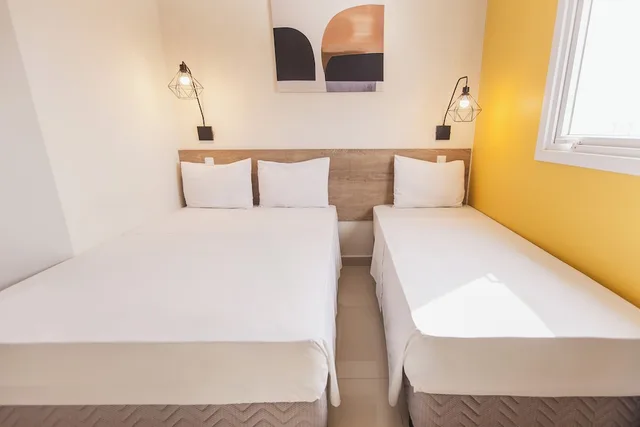 Family, Triple, 1 Double and 1 Single Bed, Hotel Euro Suite Sao Jose do Rio Preto by Nacional Inn 2/3
