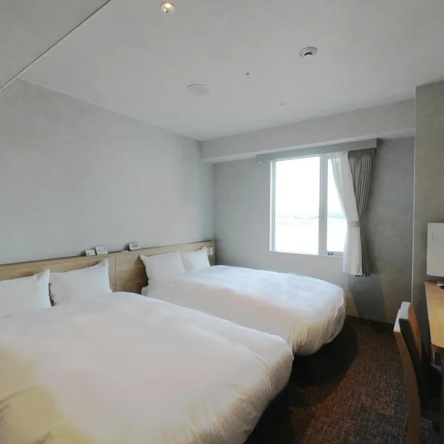 غرفة ديلوكس بسريرين منفصلين بإطلالة على المدينة في الملحق، Matsue New Urban Hotel 1/10