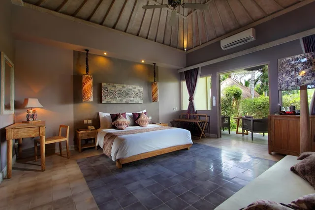 بنغل بسرير كينج بإطلالة على الحديقة، Mathis Retreat Ubud 4/4