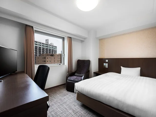 غرفة مفردة بسرير مزدوج للمدخنين، Daiwa Roynet Hotel Kawasaki 2/7