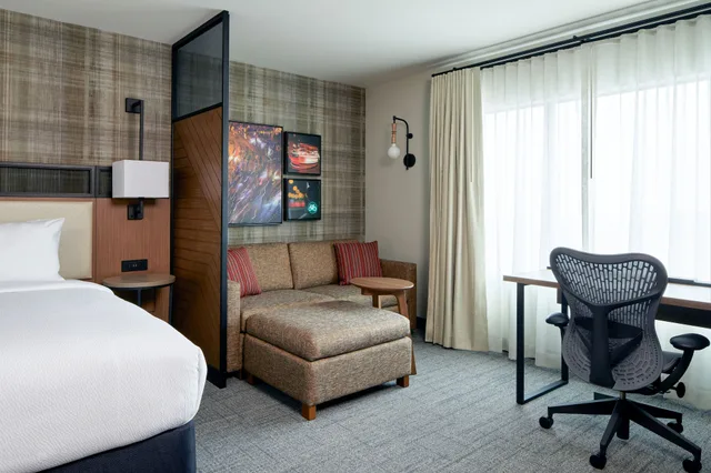 استوديو بسرير كينج بإطلالة على المدينة مع أريكة، Residence Inn San Francisco Airport Millbrae Station 3/10