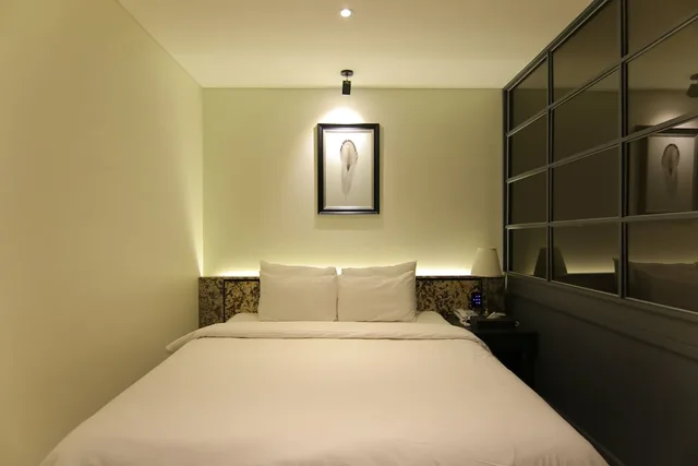 جناح بسرير مزدوج بشرفة، Hotel Gite 2/6