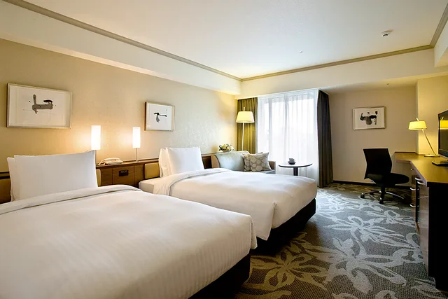 غرفة فاخرة مفردة بسريرين منفصلين، Hotel Nikko Fukuoka 1/1