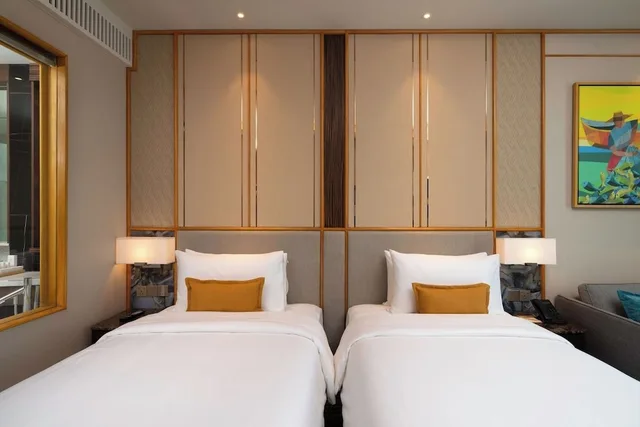 غرفة ديلوكس تنفيذية بسريرين منفصلين، Fili Hotel at NUSTAR Resort & Casino Cebu 2/3