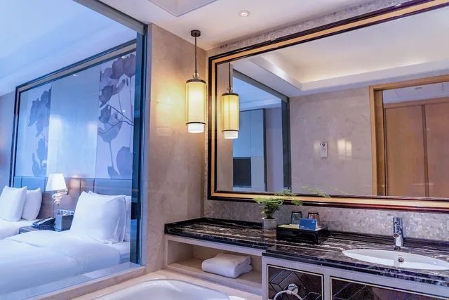 غرفة ديلوكس بسريرين منفصلين، Wanda Realm Guangzhou Zengcheng 6/6