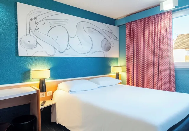 غرفة قياسية بسرير مزدوج، B&B Hotel Limoges 3 1/4
