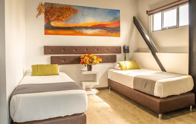غرفة بسريرين منفصلين، Ayenda 1065 Hotel Wess 1/9