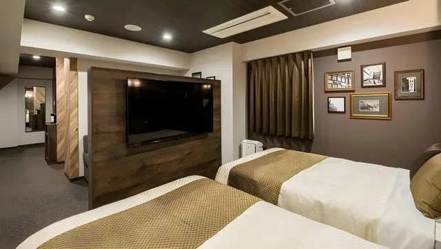 Premium, Twin Beds, The Celecton Tsuchiura Ekimae 1/1