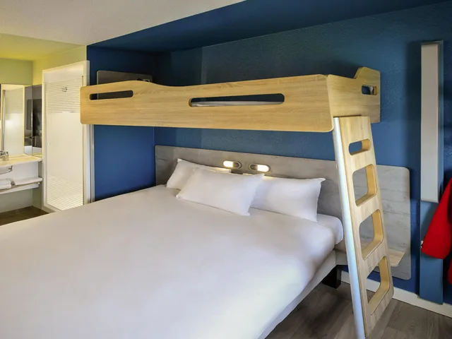 غرفة ثلاثية بسرير بطابقين، Ibis Budget Le Treport Mers Les Bains 3/3