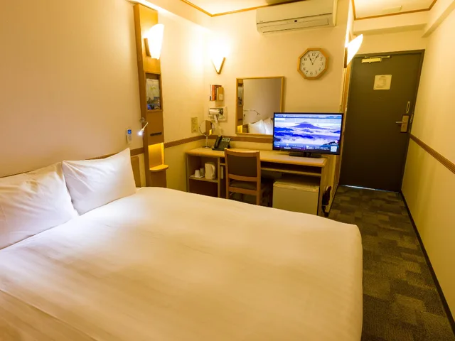 Room, Double Bed, Electronic Cigarette Only, Smoking، Toyoko Inn Kitami Ekimae 1/2