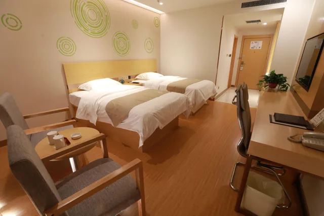 غرفة بسريرين منفصلين، GreenTree Inn Anyang Neihuang County Zaoxiang Avenue 2/3