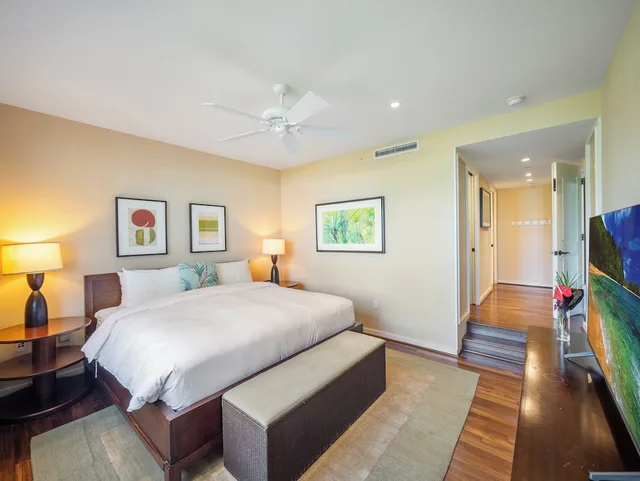 فيلا ديلوكس بسرير كينج وسريرين كوين بإطلالة على البحر بـ4 غرف نوم مع أريكة، Ocean Villas At Turtle Bay 3/10