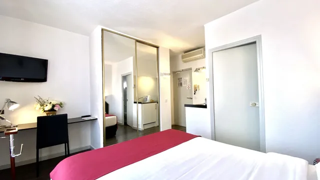 استوديو بسرير مزدوج، Appart hotel Boulogne Residence 2/3