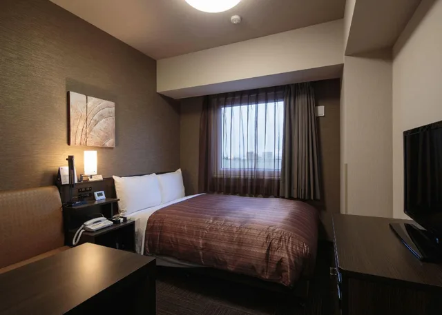 غرفة بسرير نصف مزدوج، Hotel Route Inn Yanagawa Ekimae 5/6