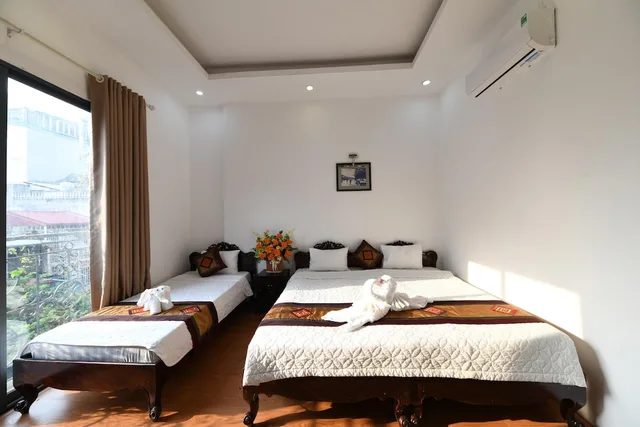 غرفة ديلوكس ثلاثية بثلاثة أسرّة، Hanoi City Hostel 3/5