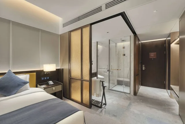 غرفة ديلوكس بسريرين مزدوجين، Wyndham Xiong'an 3/5