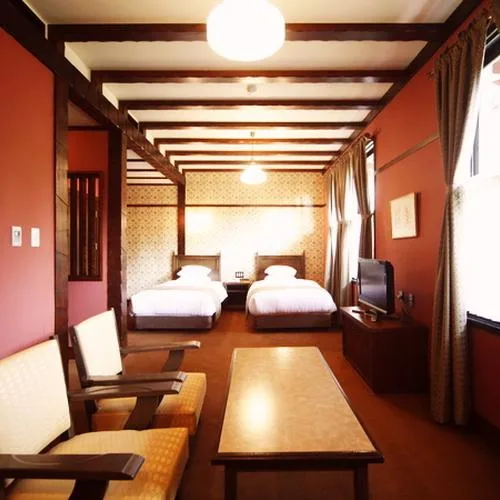 غرفة قياسية بسريرين منفصلين، Unzen Kanko Hotel 2/2