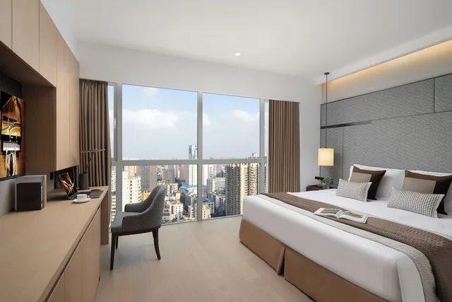شقة ديلوكس بسرير كينج وسرير كوين بغرفتي نوم، Ascott Guangzhou 1/10