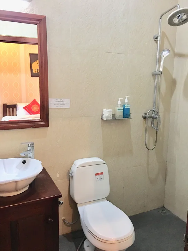 غرفة سوبيريور ثلاثية بسرير مزدوج وسرير فردي، Pangkham Lodge 2/4