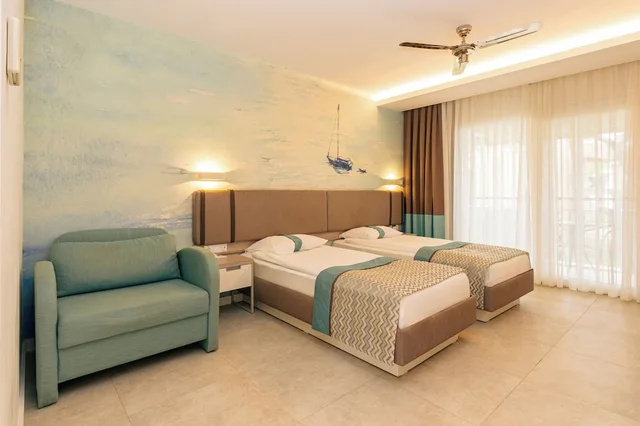 غرفة قياسية بسريرين منفصلين بإطلالة على البحر، Pirates Beach Club All Inclusive 6/10