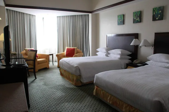 غرفة ديلوكس بسرير مزدوج، Miri Marriott Resort And Spa 3/6