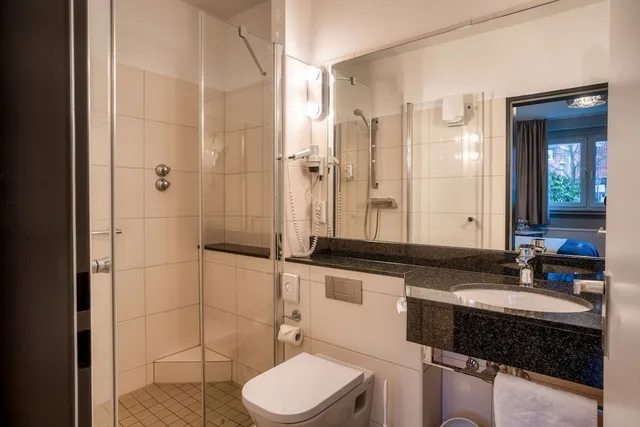 غرفة بزنس مفردة بسرير مزدوج، AKZENT Hotel Gut Hoeing 3/3