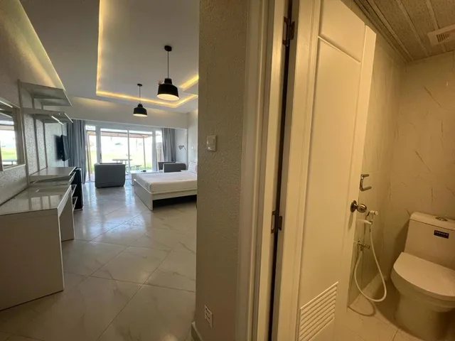 استوديو بإطلالة على البحر، منتجع شاطئ النخيل(Palm Beach Resort) 6/7