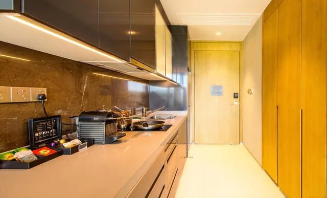 استوديو ديلوكس بإطلالة على البحر، Oakwood Apartments Sanya 5/5