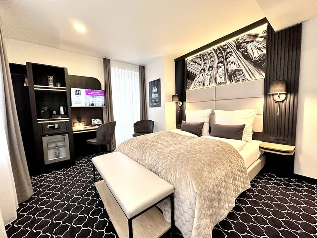 غرفة ديلوكس بسرير كينج، Rhein Hotel St.Martin 3/7
