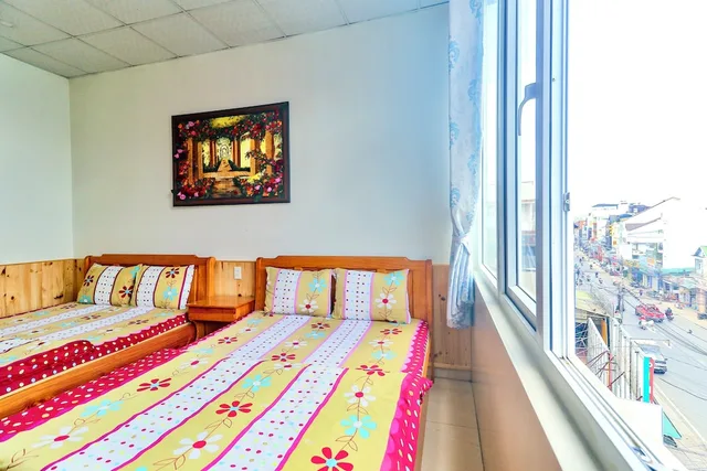 شقة متصلة ديلوكس بسريرين كوين بإطلالة على المدينة بغرفة نوم واحدة، Hoang Nguyen Hotel 1/4